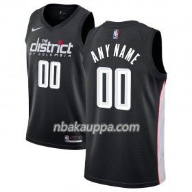 Washington Wizards Custom 2018-19 Nike City Edition Musta Pelipaidat Swingman - Miesten